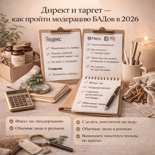 WHIEDA 2026: Директ и таргет — как пройти модерацию БАДов