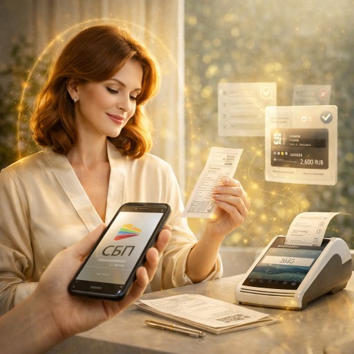 WHIEDA: оплата от клиентов в 2026 — СБП, эквайринг, чеки 54‑ФЗ