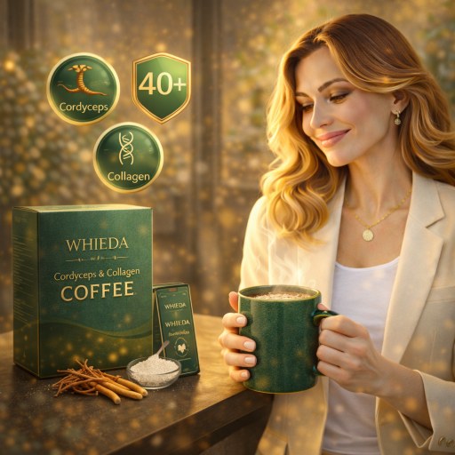 WHIEDA кофе с кордицепсом и коллагеном: как пить 40+ безопасно