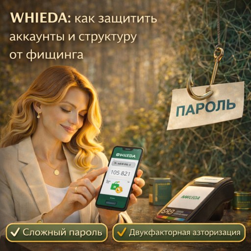 WHIEDA: как защитить аккаунты и структуру от фишинга