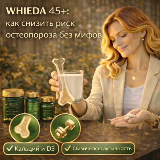 WHIEDA 45+: как снизить риск остеопороза без мифов