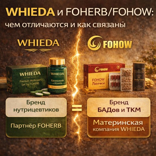 WHIEDA и FOHERB/FOHOW: чем отличаются и как связаны