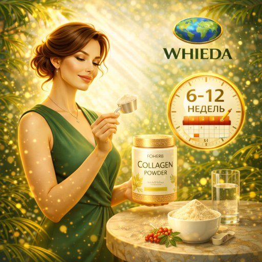 WHIEDA: коллаген после 40 — как выбрать и когда ждать эффект